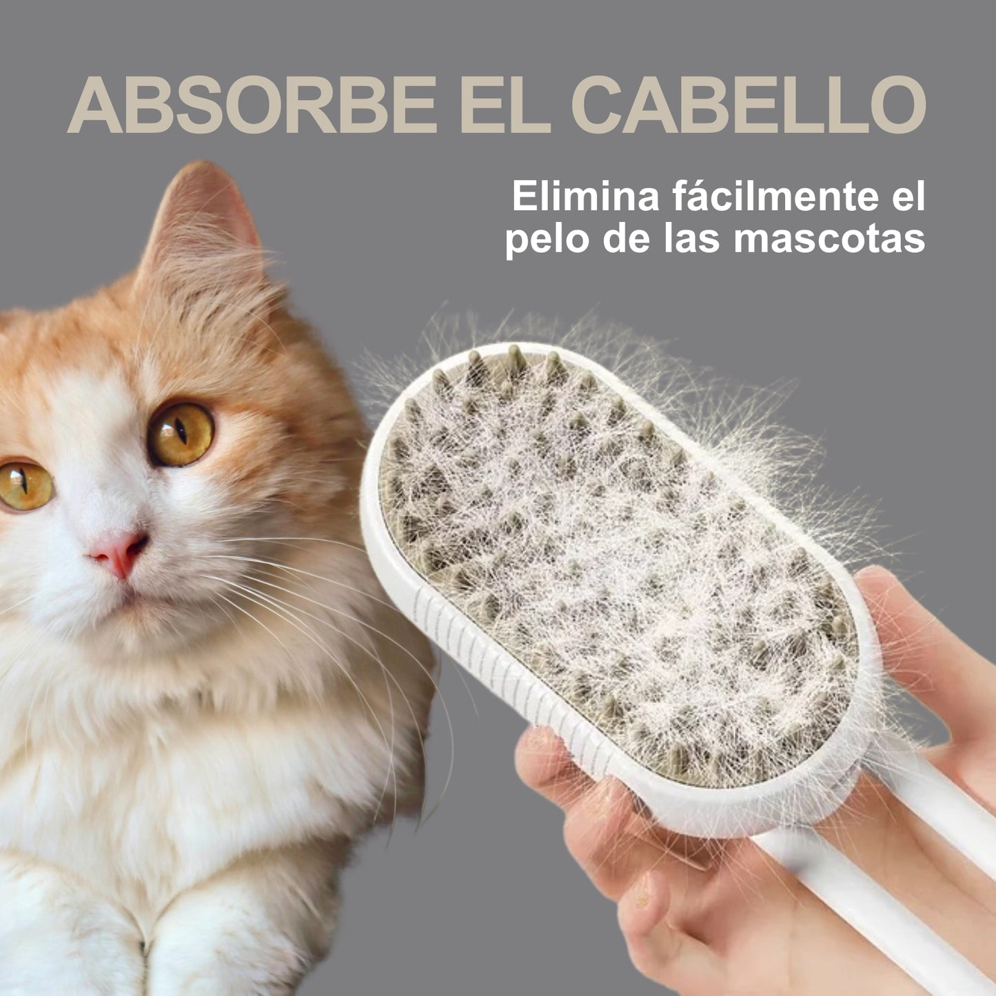 Cepillo a Vapor para Mascotas