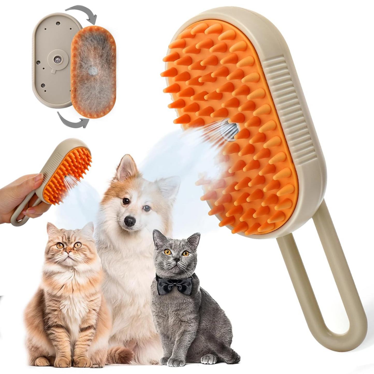 Cepillo a Vapor para Mascotas
