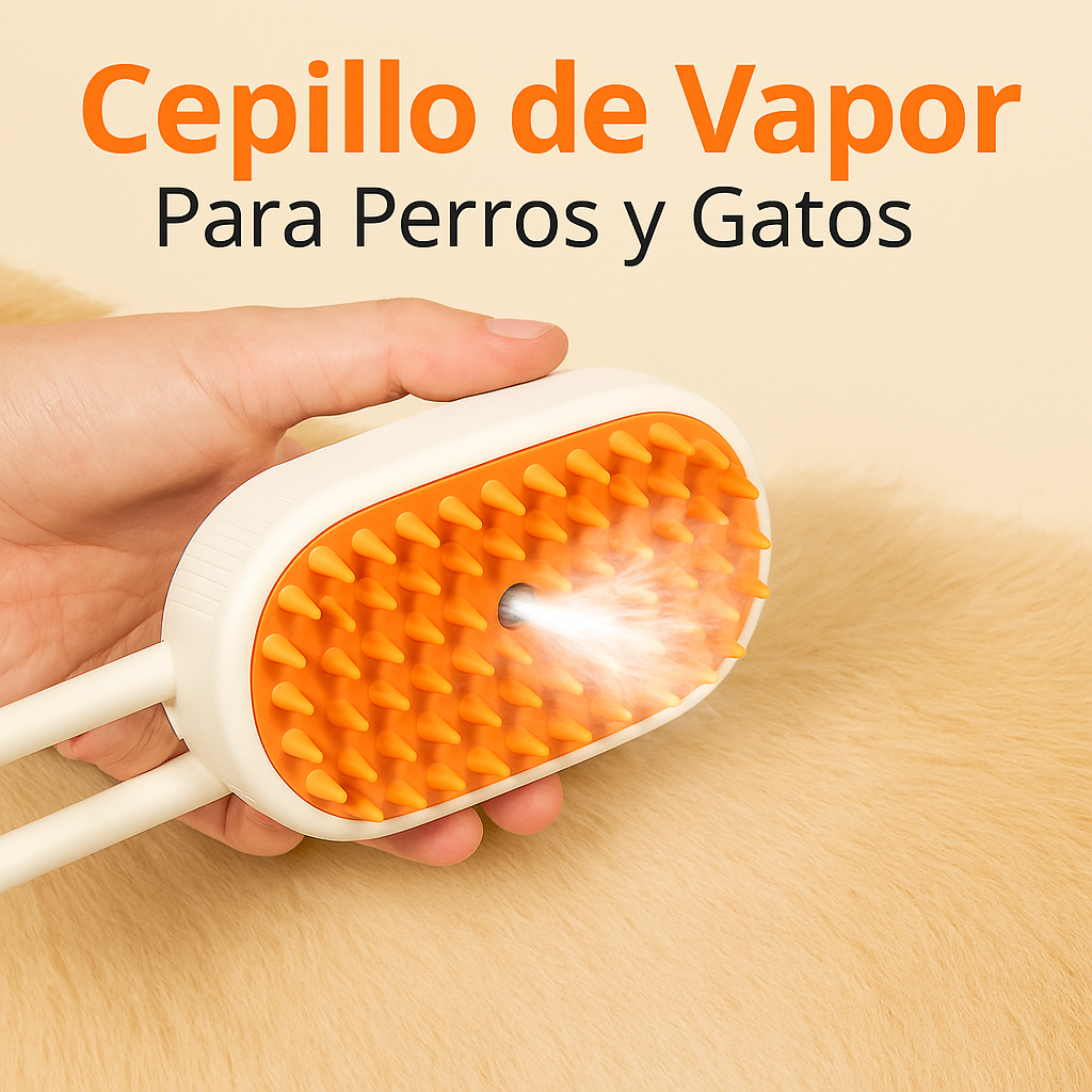 Cepillo a Vapor para Mascotas