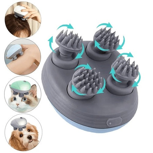 Masajeador Eléctrico para Mascotas – Relajación Total en Casa 🐶🐱