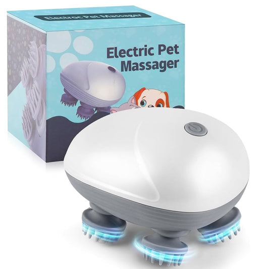 Masajeador Eléctrico para Mascotas – Relajación Total en Casa 🐶🐱