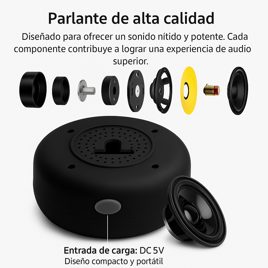 Parlante Bluetooth Resistente al Agua