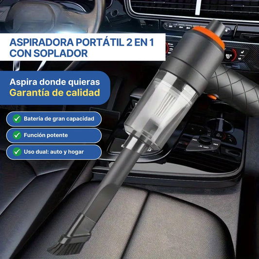 Aspiradora Portátil 2 en 1 con Soplador