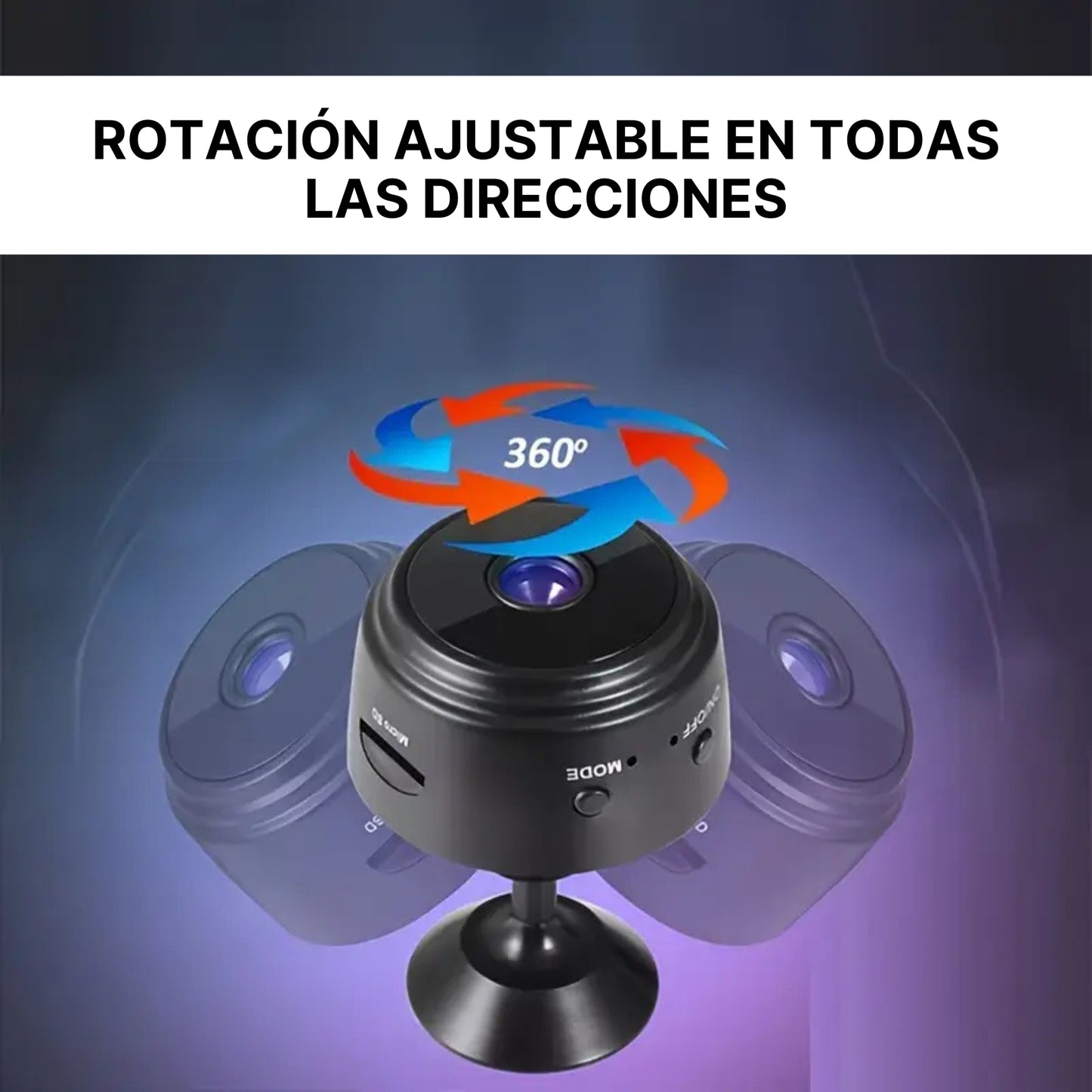 Mini Cámara de Vigilancia WiFi Magnética