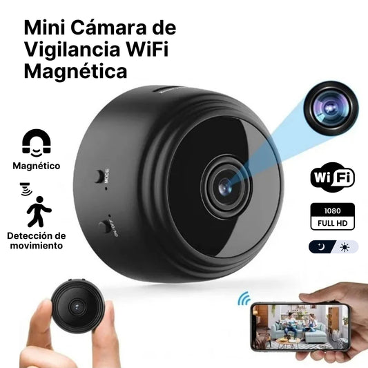 Mini Cámara de Vigilancia WiFi Magnética
