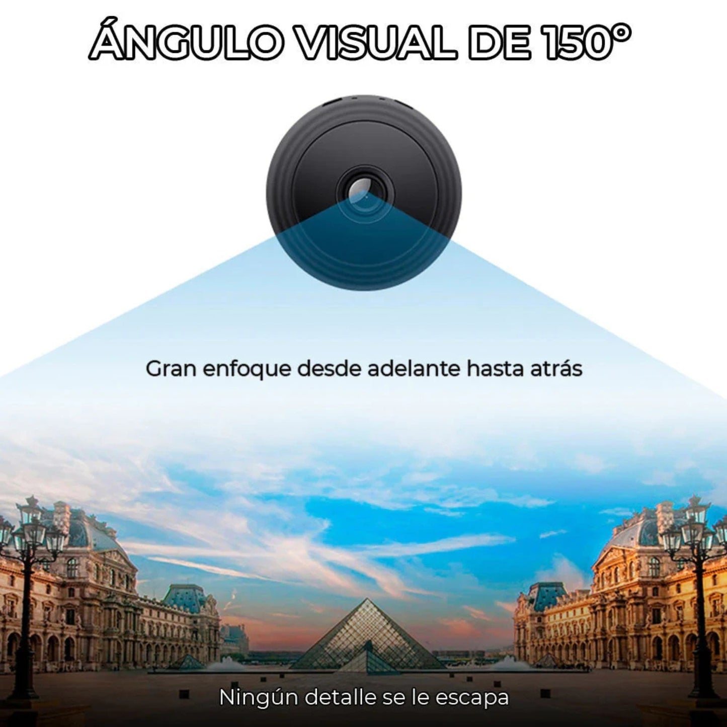 Mini Cámara de Vigilancia WiFi Magnética