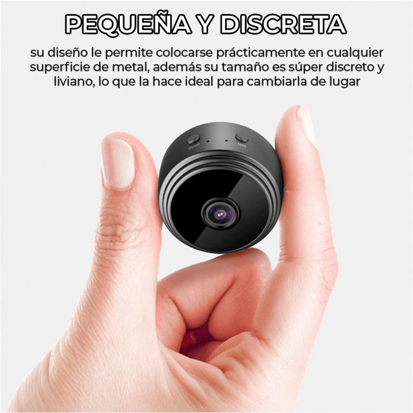 Mini Cámara de Vigilancia WiFi Magnética